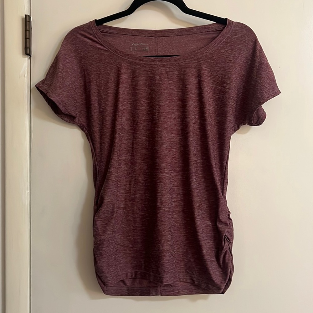 Eddie Bauer exercise shirt. Purple. Size XS